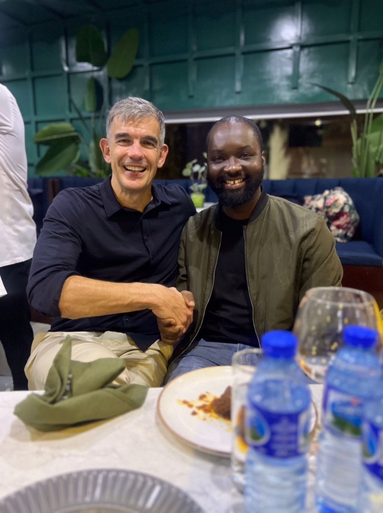 Ibrahim Saibu meeting with Matt Brittin, Google President EMEA